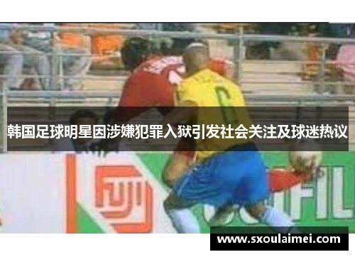 韩国足球明星因涉嫌犯罪入狱引发社会关注及球迷热议